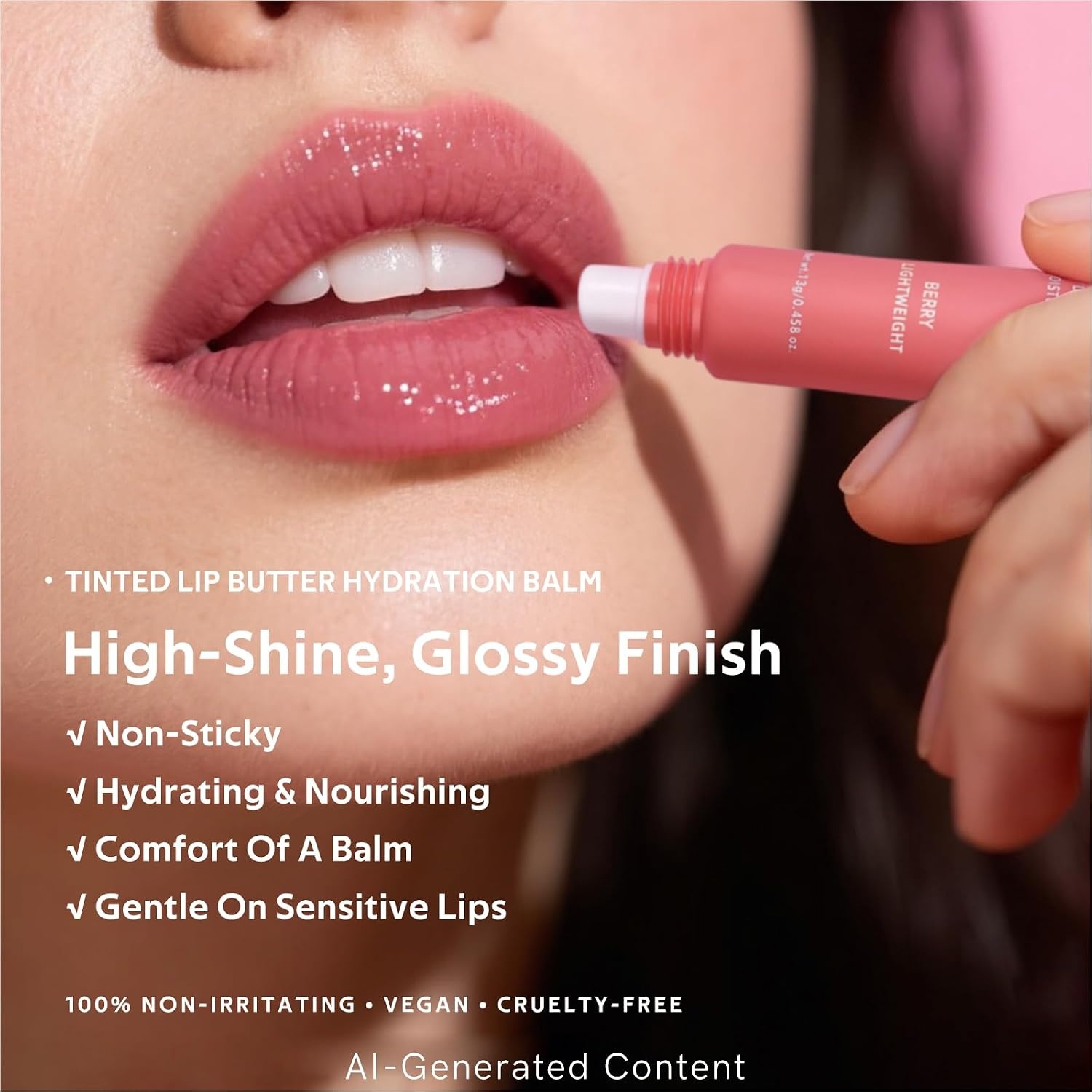 image:imageKIMUSE 3 Pack Tinted Lip Balm Ceramide amp Hyaluronic Acid Glossy FinishBerry Grape Cherry