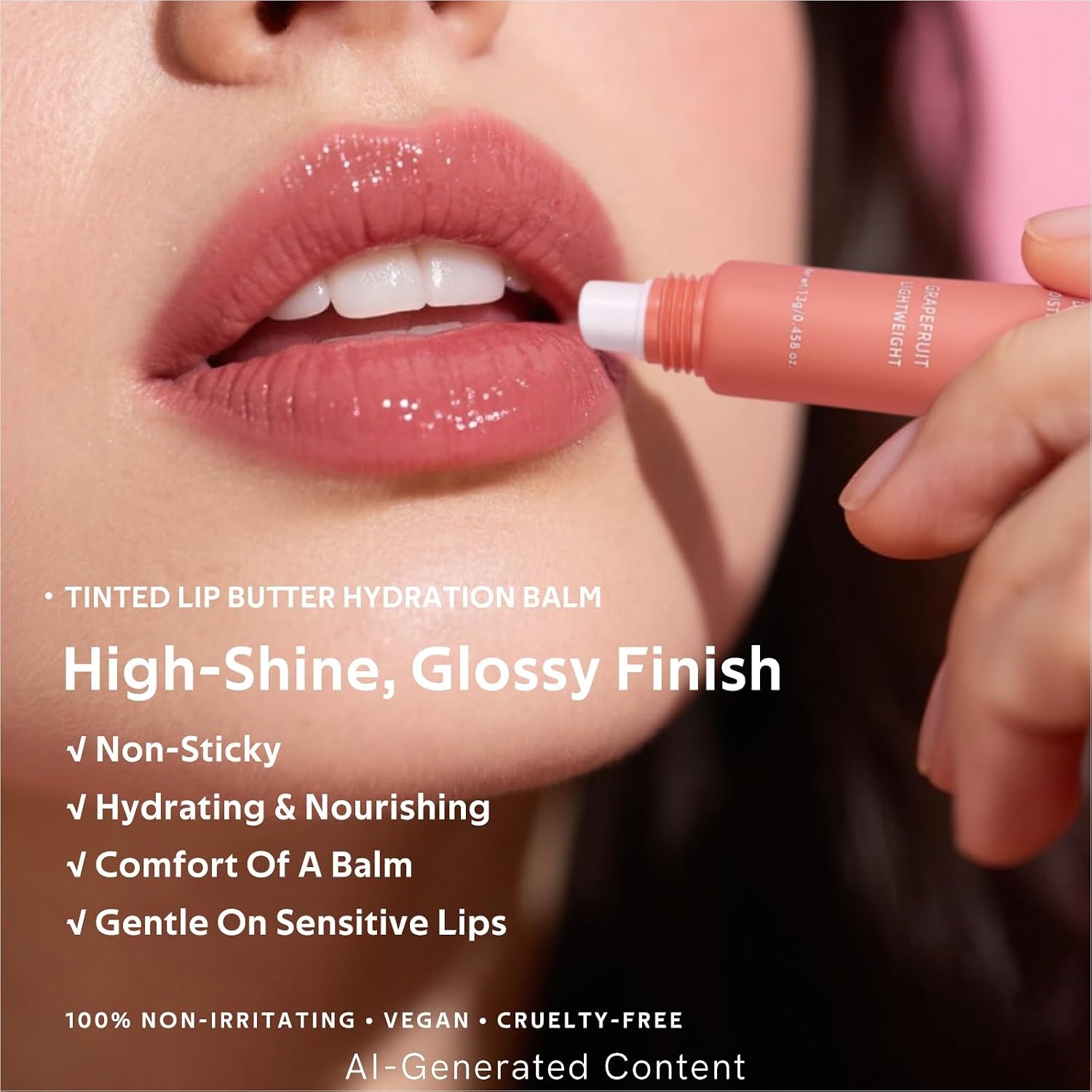 image:imageKIMUSE 3 Pack Tinted Lip Balm Ceramide amp Hyaluronic Acid Glossy FinishVanilla Chocolate Grapefruit