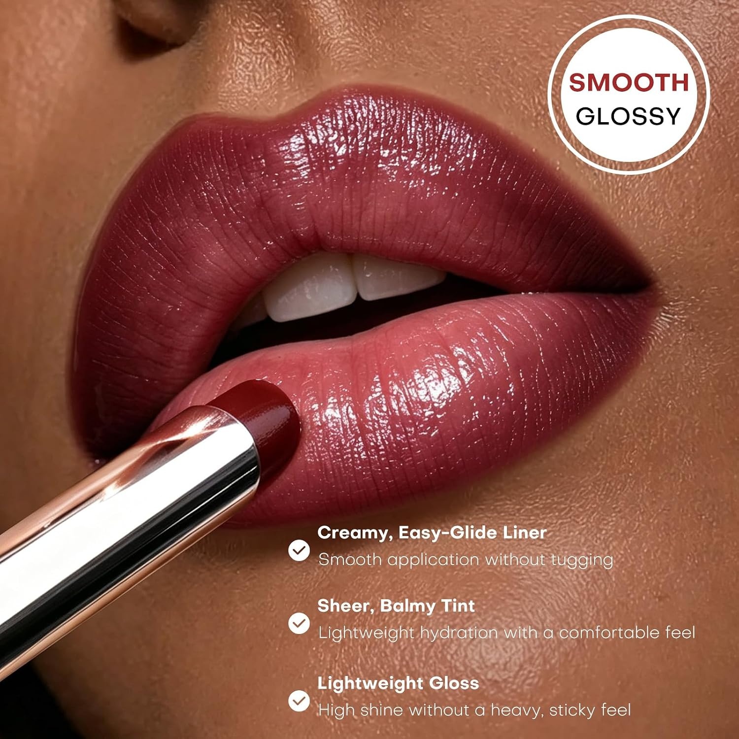 image:imageKIMUSE 3Step Plumping Lip Combo Set for Mature Skin Liner Balm amp Gloss