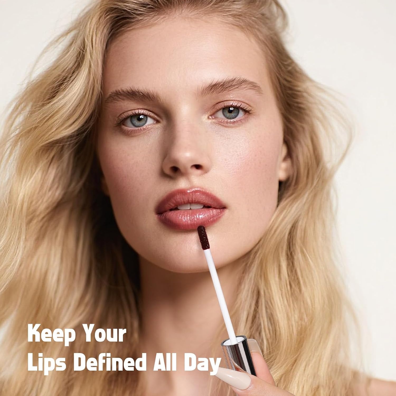 image:imageKIMUSE Peel Off Lip Stain LongLasting Lip Tint Vitamin E TransferProofNude Pinky
